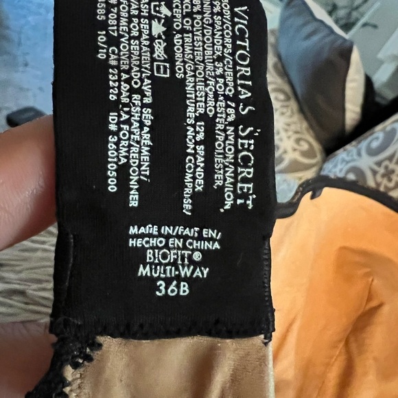 Victoria Secret Biofit Black Lace Bra - Picture 5 of 5